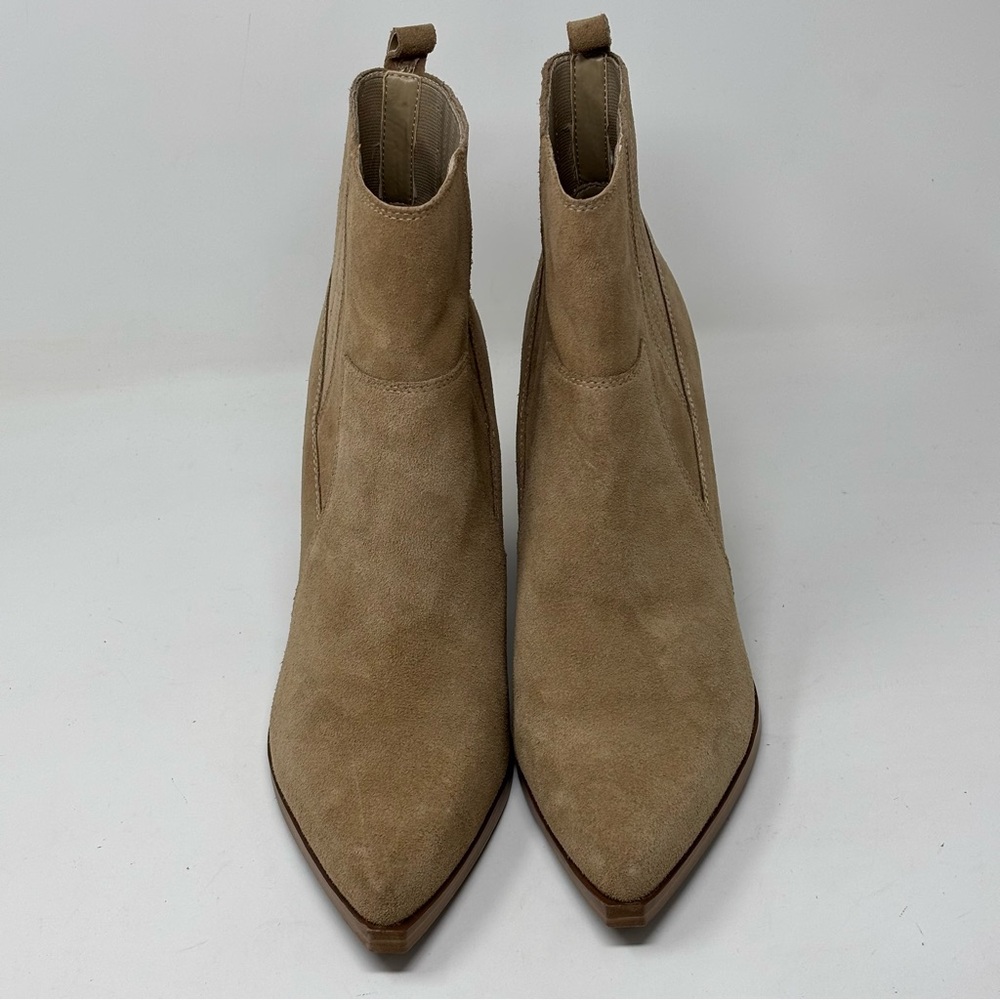 Marc Fisher Marcela Pointy Toe Dress Booties Tan Size 11 NWOT - Picture 7 of 11